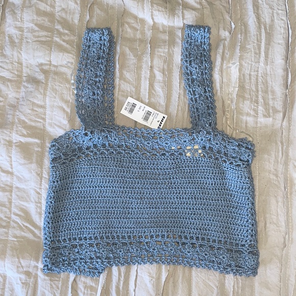 Sky and Sparrow Tops - TRENDY CROCHET TANK!!